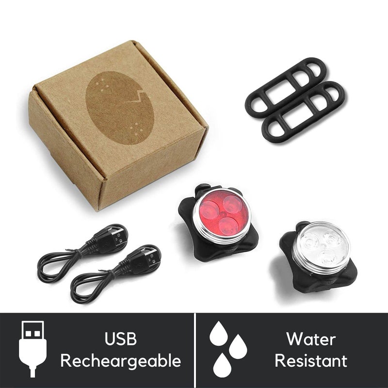 Eggboards Electric Skateboard Lights for Night Riding. LED Skateboard Light Kit. Longboard Lights USB Rechargeable. Skate Board Headlight Front and Back. Ideal Electric Skateboards Accessories - Image 4